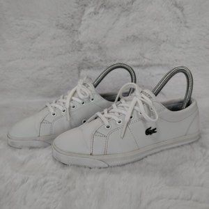 Lacoste Kids White Marcel CLR Athletic Sneaker Shoes Size 2 US